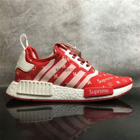 supreme x louis vuitton x adidas nmd r1|louis vuitton nmd shoes.